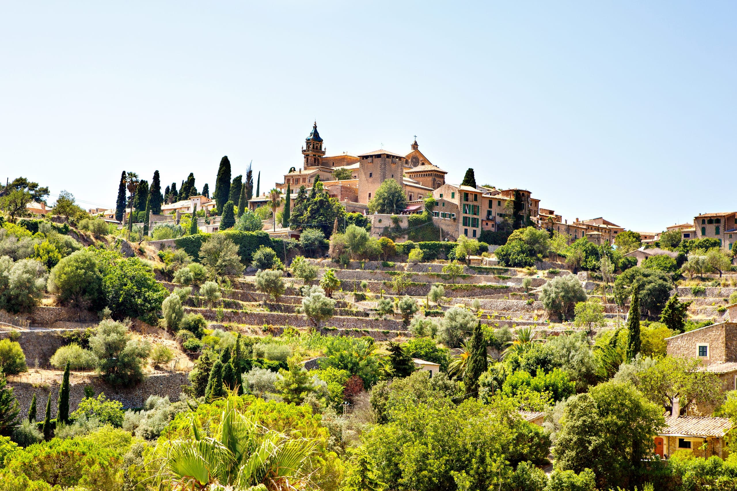 A mountain village in the Serra de Tramuntana, Mallorca